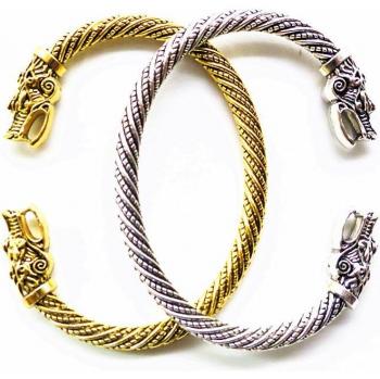 Bijou dragon en acier inoxydable