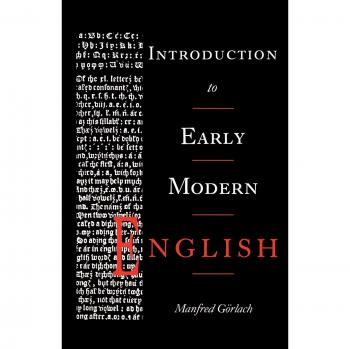 Introduction to early modern english paperback