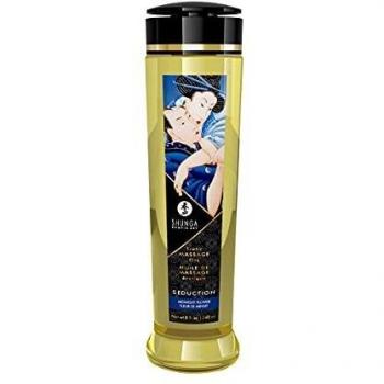 Shunga Seduction Massage Oil Midnight Flower