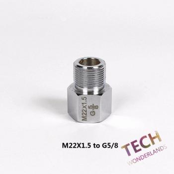 Convertidor de cilindro de CO2 a regulador G5/8, W21.8, M22
