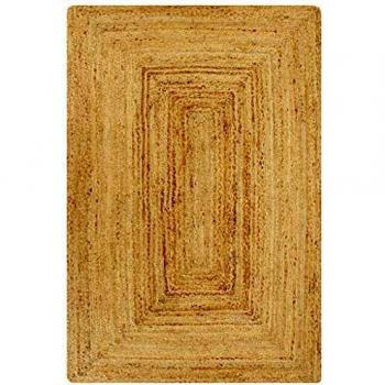 VidaXL Jute Rug Handmade Natural 80x160 cm