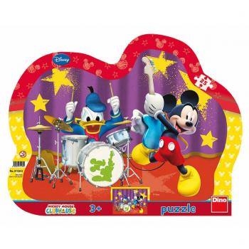 Dino-Toys Schreibtischspiel mit Mickey & Friends – 25 Stück in Rahmen