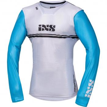 IXS Trigger 4.0 Camiseta de Cross en Gris y Turquesa