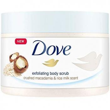 Dove Crushed Macadamia Body Scrub, 4 x 225 ml