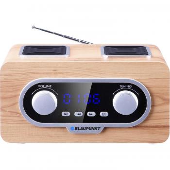 Blaupunkt PP5.2CR Radio Portatile di Design in Legno Naturale