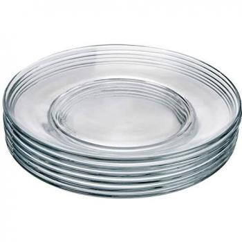Lys Glass Plates Pack of 6