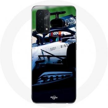Case per Oppo A54 5G Formula 1 Pierre Gasly Pilota F1 Bianca