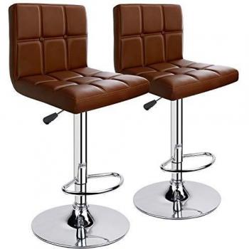 Leader Accessories Double Stitching Bar Stools