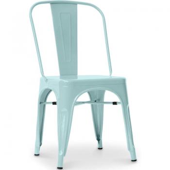 Sedia da Pranzo in Acciaio Design Industriale