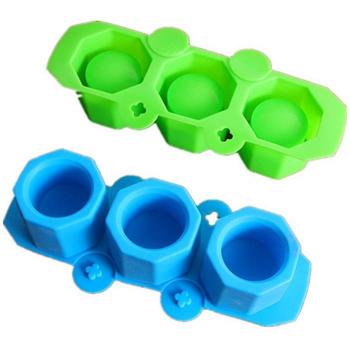 Silicone Cactus Planter Mold with 3 Holes