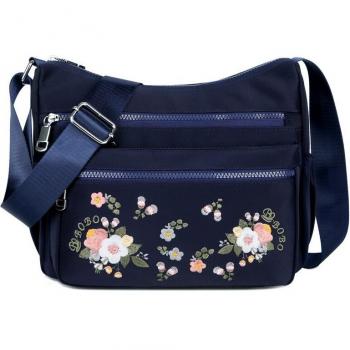 Stilvolle Blumen Schultertasche für Frauen