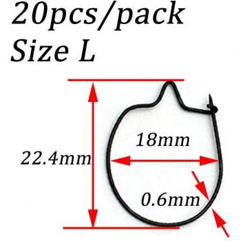 Kit de pinzas de gusano y alfileres Carpa 20U