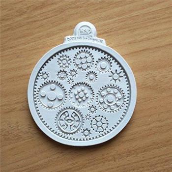 Silicon Fondant Kuchenform mit Steampunk‑Zahnrad Design – Kostenfrei versandt