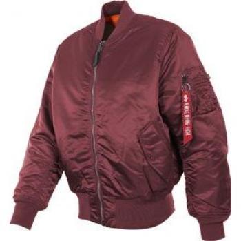 Herrenma 1 Bomberjacke Alpha Industries – Burgundy XS