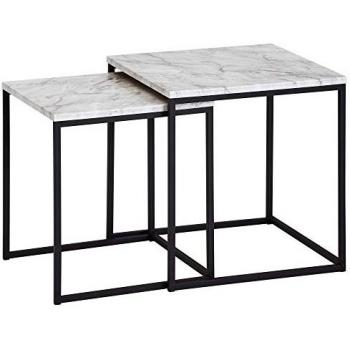 KADIMA DESIGN Marmor-Optik Wohnzimmermöbel Set