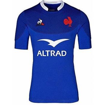 Le Coq Sportif Mini‑Kostüm „FFR Xv“ – Blaues Unterhemd für Mädchen (6A)