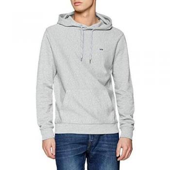 Sudadera Lee, hoodie básico, color gris (Sharp Grey Mele 03), talla L