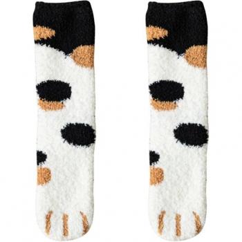 Plush Cat Claw Thick Socks for Autumn Winter