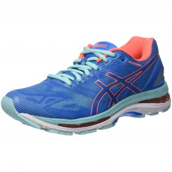 Asics Damen Gel‑Nimbus 19, Running Shoes – Schwarz/Rot