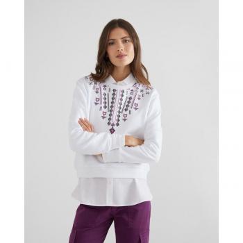 Mujer Ikat Cuello Redondo Silbon