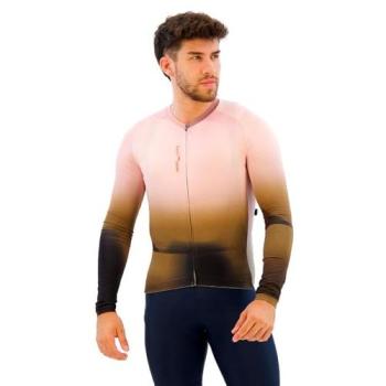 Maglia Santini Luce Manica Lunga Rosa Marrone L