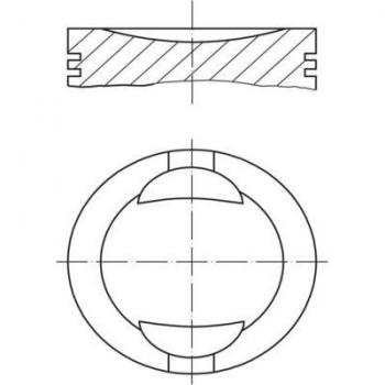 MAHLE 009-36-00 Pistón de Alta Calidad