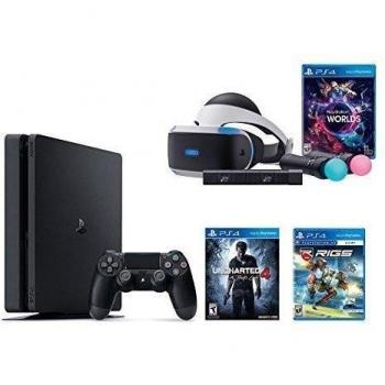 Paquete de Lanzamiento de PlayStation VR 3 Elementos: Paquete de Lanzamiento VR, Consola PlayStation 4 Slim 500GB