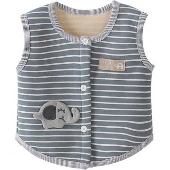 Ropa Casual de Invierno: Chaleco Elefante y Rayas
