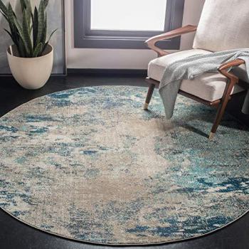Safavieh Tapis Bleu/Gris 120 X 120 Bleu 120x1x120cm
