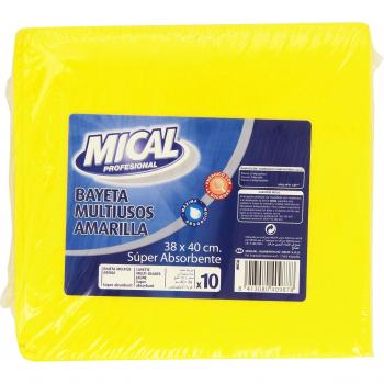 MICAL Yellow High‑Capacity Cloth Bundle – 10 × 38×40 cm
