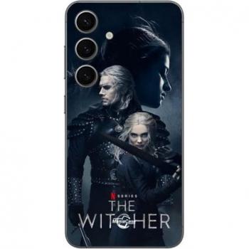 Coque Samsung Galaxy S24 Aventure avec Geralt et Yennefer