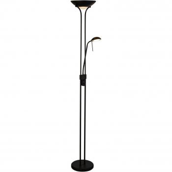 Lampada da terra Searchlight Mother & Child nera 3000K