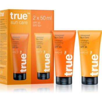 Pack Doble Protección Solar True Men con Crema Hidratante y Cuidado de Ojos