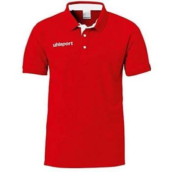 Uhlsport Essential Prime Polo, Red, 5XL, Short Sleeve, Men’s