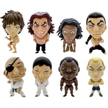 Set Colección Baki Hanma 16D – 8 Figuras Mini 6 cm