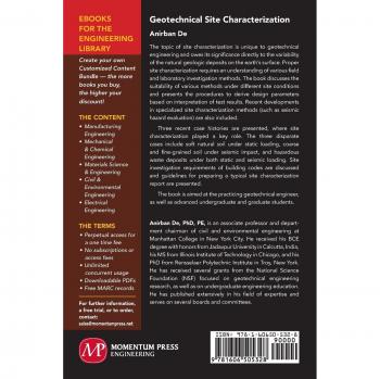 Momentum Press, Llc. Geotechnical Site Characterization