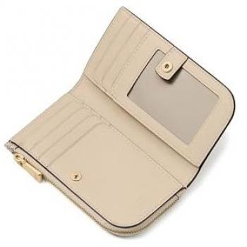 Kate Spade Beige Flower Coated Canvas Wallet