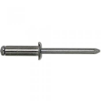 GESIPA 4.0mm x 8mm Steel Rivets, Flat Head, Bulk Pack