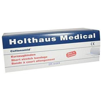 MD‑Band Cottonamid Kurzzug 5 × 8 cm – 10 Stück in einem Behälter