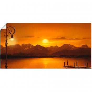 Artland Poster »Abendliche Berglandschaft«