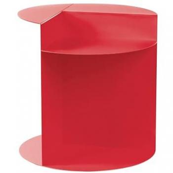 Basso Tavolino Taggart Rosso Metallo