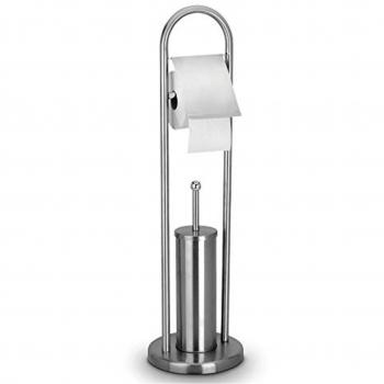 Mueble de Baño WC 80 cm: Portarrollos y Escobillero con Escobilla