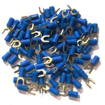 COSSES ELECTRIQUES FOURCHE DE 5 BLEUES SACHET DE 100 COSSES