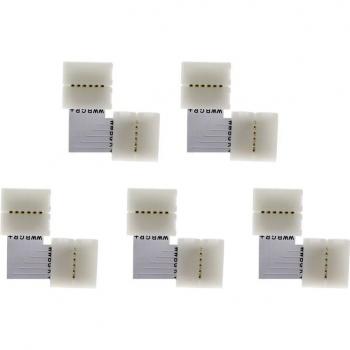 6 Stift RGBWW LED Streifen Stecker 12mm