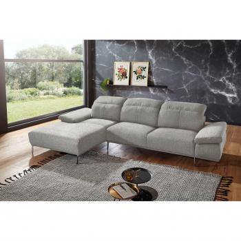 W.SCHILLIG Ecksofa levi, komfortabel und modern, inklusive Kopfstützenverstellung, Breite 309cm
