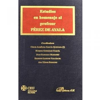 Estudios en homenaje al profesor perez de ayala