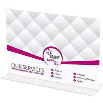 Deflecto 47701 Classic Image® Tischaufsteller Verwendung für Papierformat: DIN A4 quer Transparent