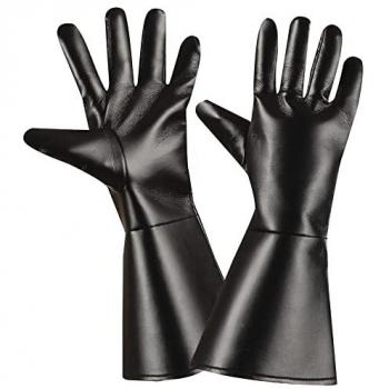 Gants pirate/cowboy en simili cuir – adulte – noir