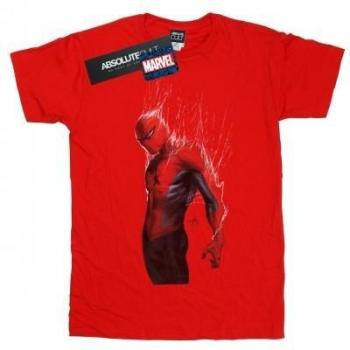Boys' Spider‑Man Red Web Wrap T‑Shirt (Size 12–13)