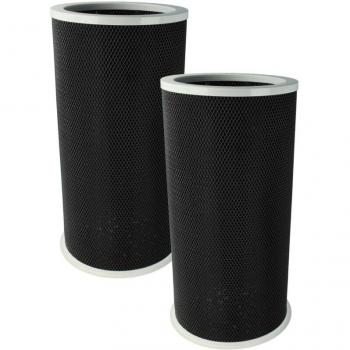 SCG4021GL 2-Pack Activated Carbon Filter Set – Black Grey, RFID Compatible
